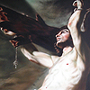 Der hlg. Sebastian (Kopie v. Caravaggio)